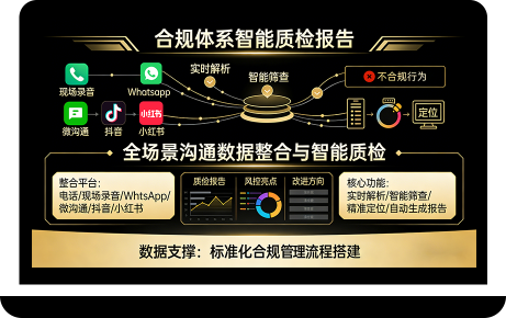 智能生成报告，搭建合规体系